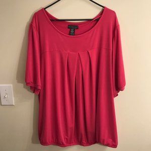 Womens Moonlight Bay Pink Top, Plus size 26W/28W